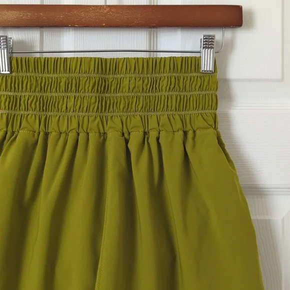 Nike One Dri-Fit Ultra High Waisted 3" Brief Lined Athletic Shorts Moss Green S - Picture 13 of 14